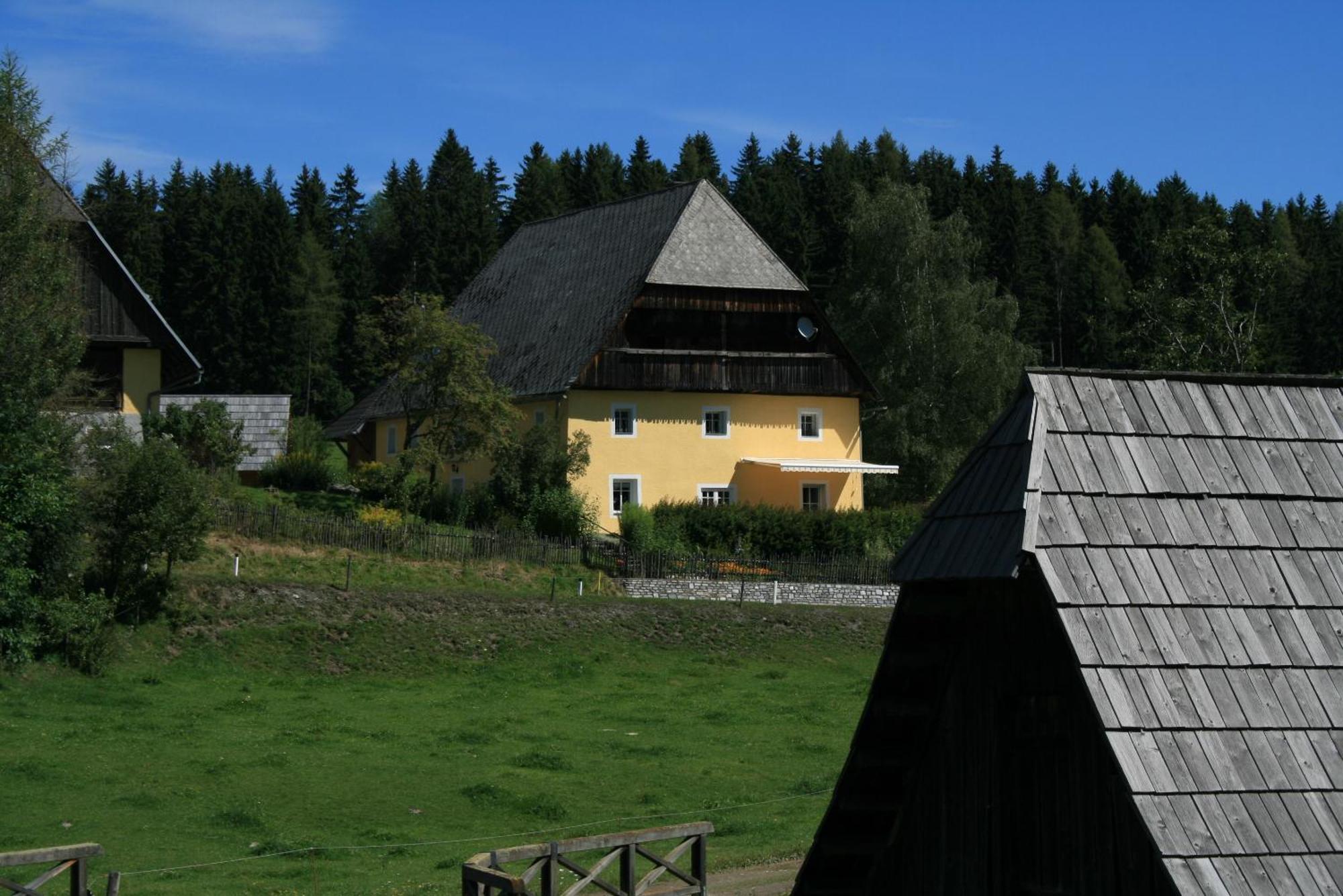 Villa Urlaub am Bio-Bauernhof Liebchen Zeutschach Exterior foto